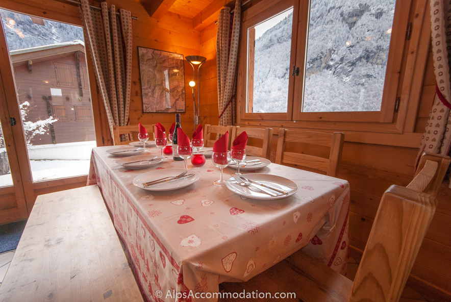 Chalet Sisu Sixt-Fer-à-Cheval - A great area to enjoy a relaxing meal