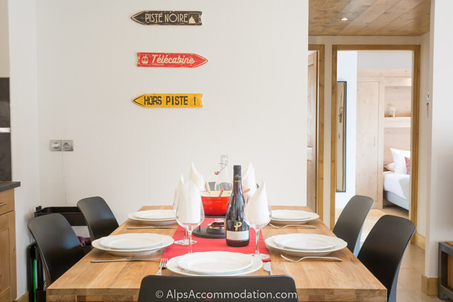 Apartment Bel Air Samoëns - Cheese lovers will enjoy the fondue set which is provided