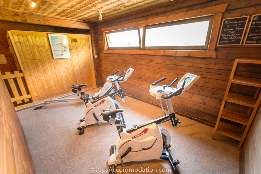 Chalet Booboo Morillon - A gym means you will never miss a training session!