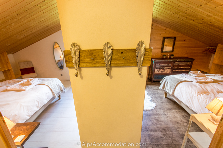 Chalet Jeroboam Samoëns - Two light and very spacious queen bedrooms