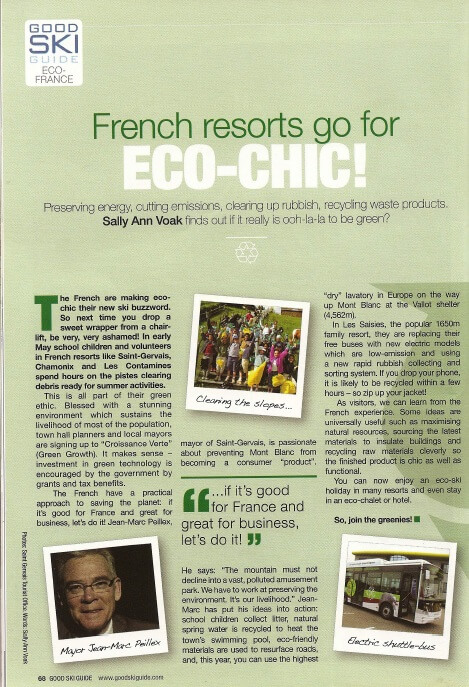 Good Ski Guide 2011 - Alps Accommodation - Chalet Le Kiwi Vert