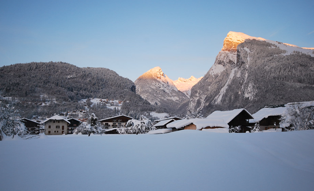 Sunset Over Samoens