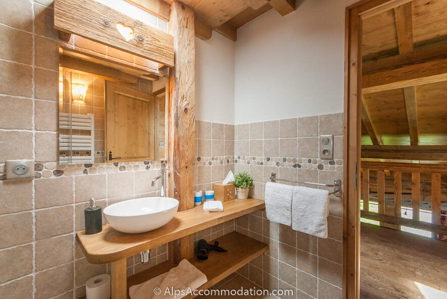La Grange Samoëns - Family bathroom with shower