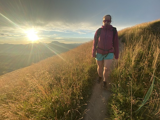 Hiking Sunset Samoens