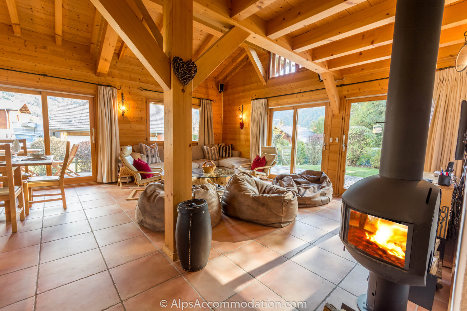 Chalet La Boissière Samoëns - Wonderfully comfortable living area