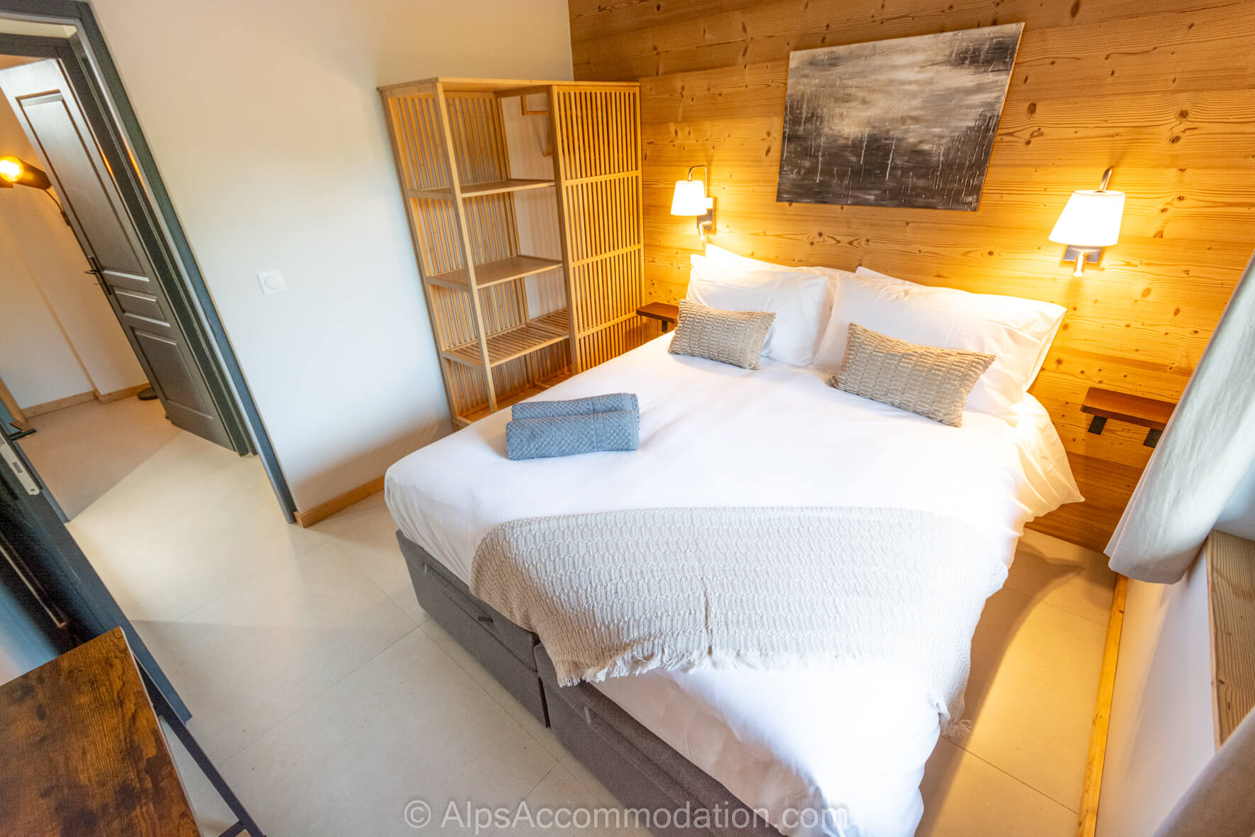 Apartment Gifframa Samoëns - Spacious double bedroom also avilable in a twin configuration
