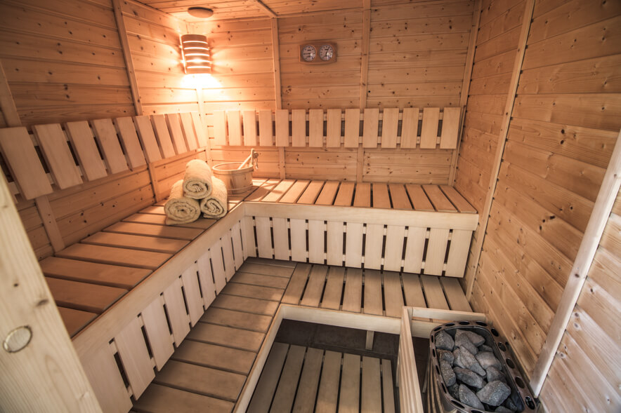 Chalet Kassy Morillon - A luxurious sauna