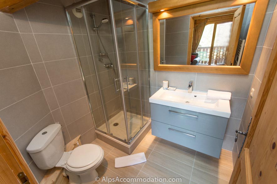 Pas Au Loup A10 Samoens - Large family shower room, vanity unit with sink, and WC