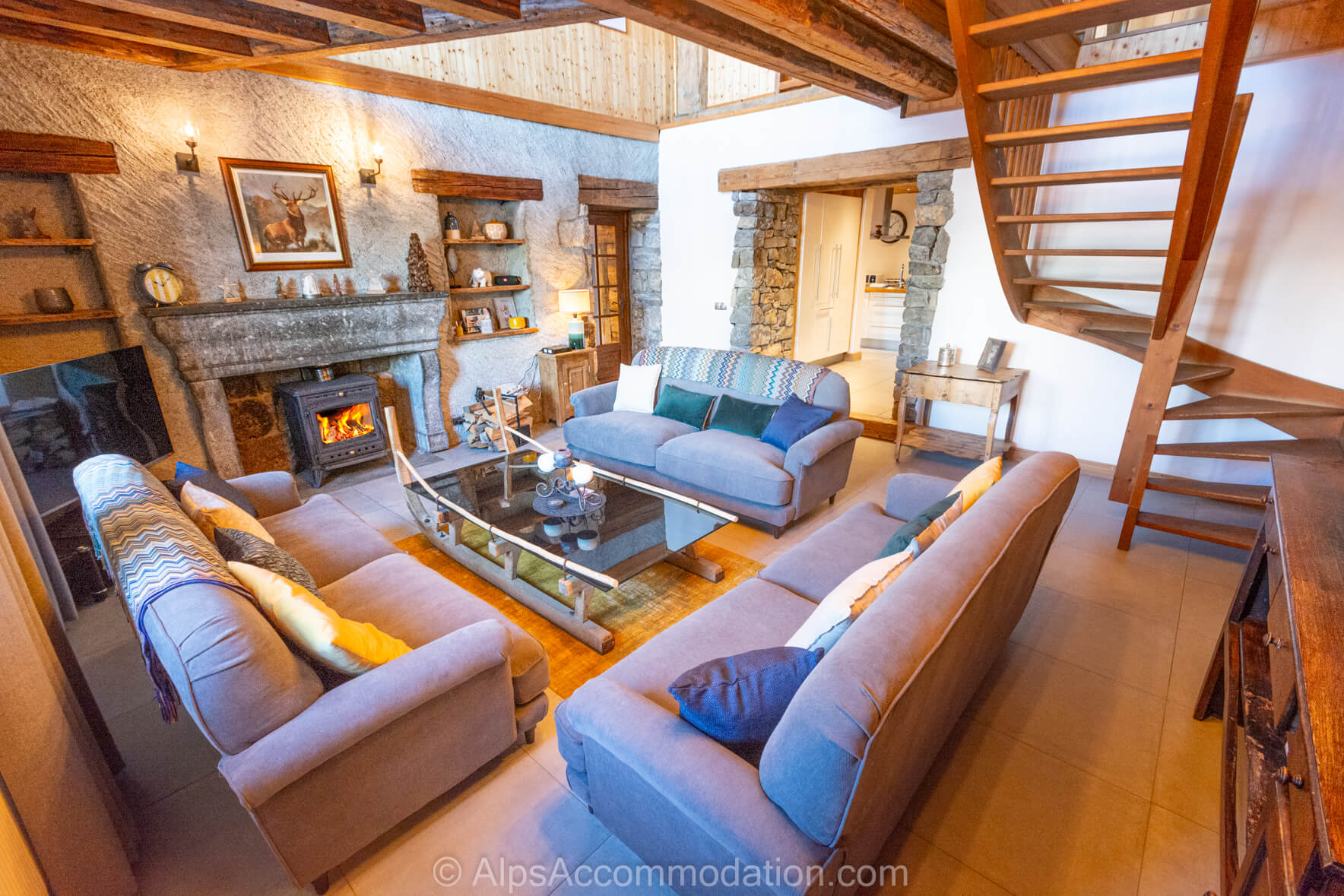 Chalet Skean-Dhu Samoëns - Curl up on the sofa and relax after an exciting day in the mountains