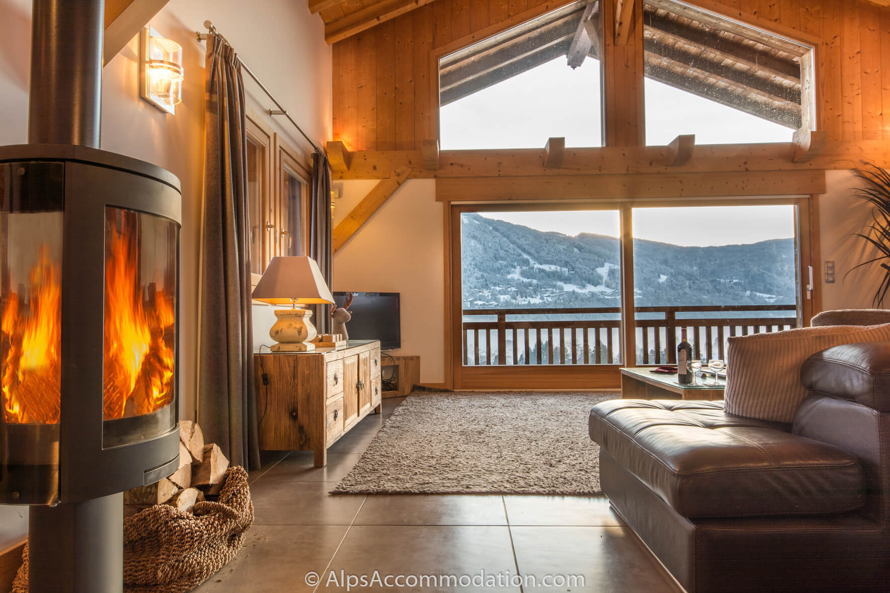 Chalet Foehn Samoëns - Cosy nights by the log burner are a must