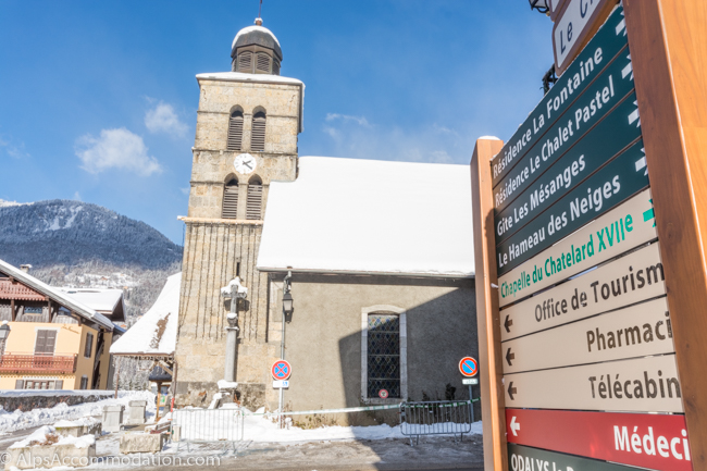 The Beautiful Church In The Centre Of Morillon