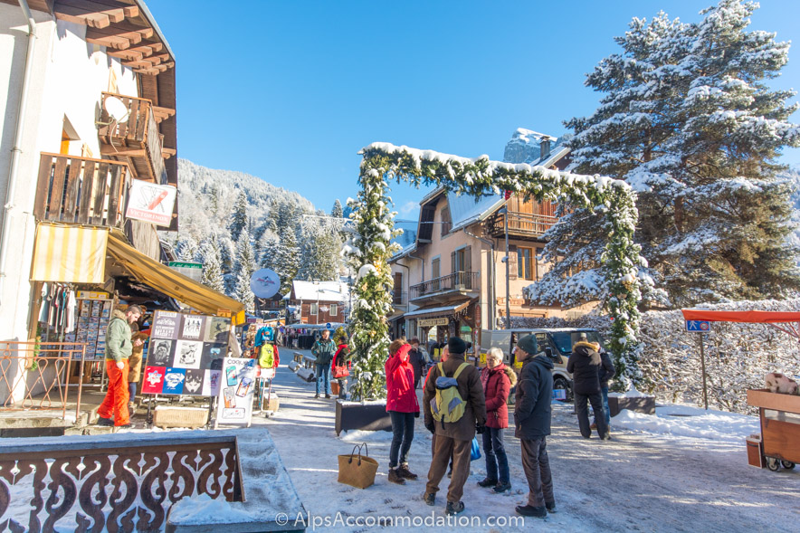 Ferme St Christophe Samoëns - Village de Samoëns en hiver