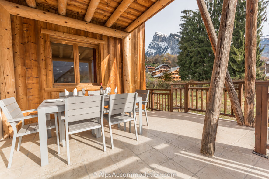 Apartment Bois de Lune 2 Samoëns - Relax on the terrace and take in the views