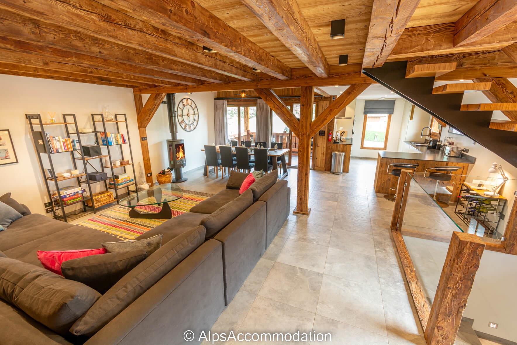 Chalet Lily Samoëns - Light and spacious open plan layout