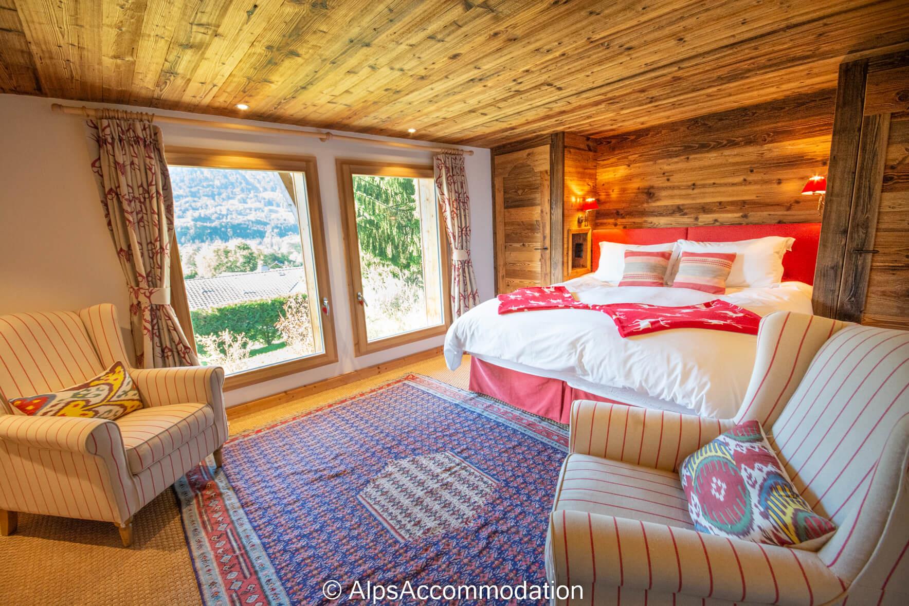 Chalet Gentiane Bleue Samoëns - Bedroom six on the ground floor of the chalet
