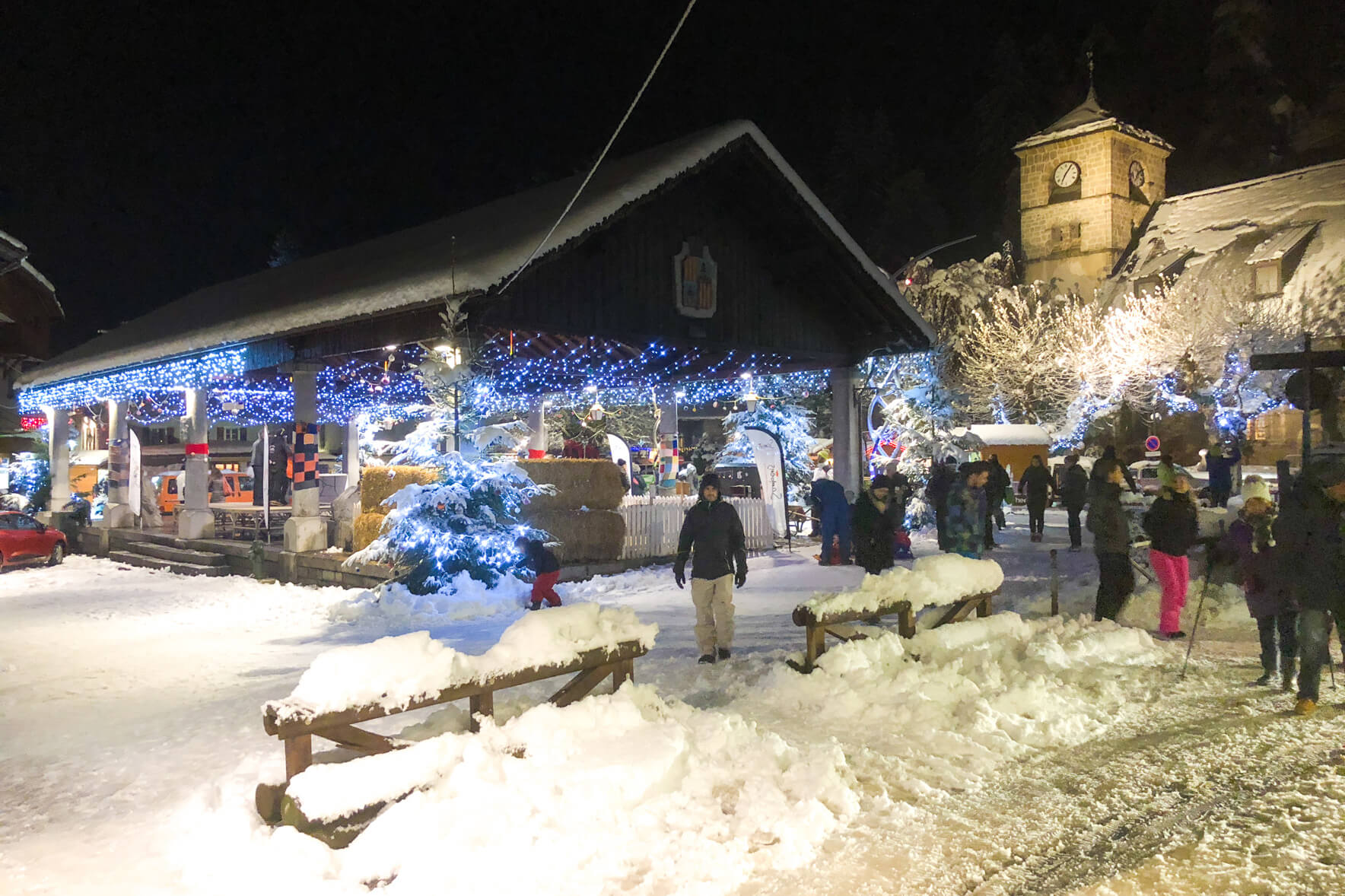 Christmas In Samoens Under A Blanket Of Snow