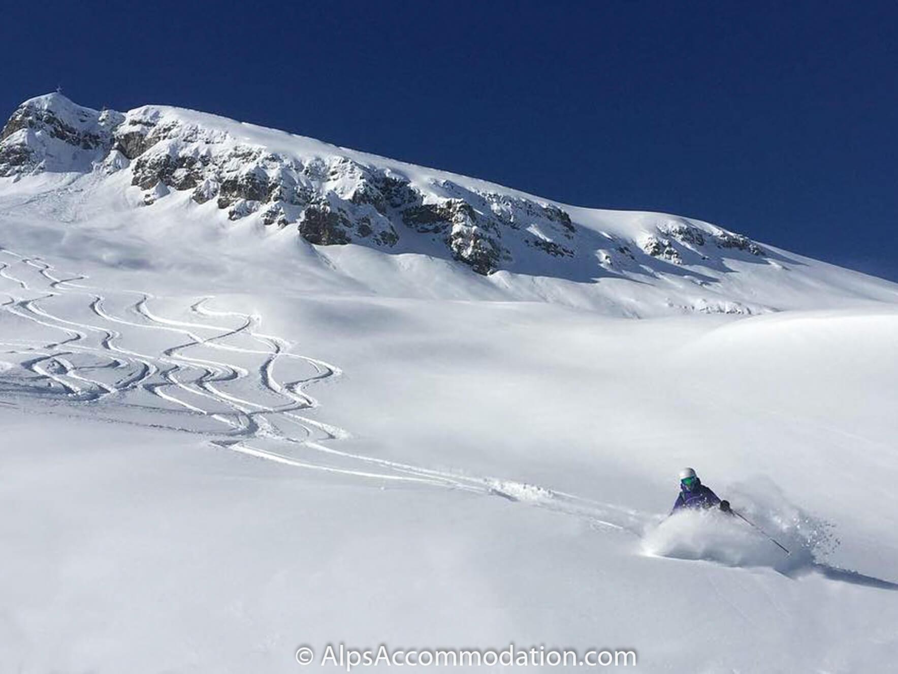 Off Piste Skiing In The Grand Massif Ski Area