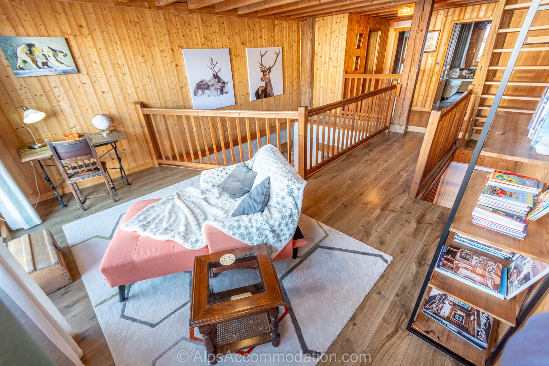 Chalet Skean-Dhu Samoëns - The perfect quiet spot to enjoy a morning coffee and admire the views