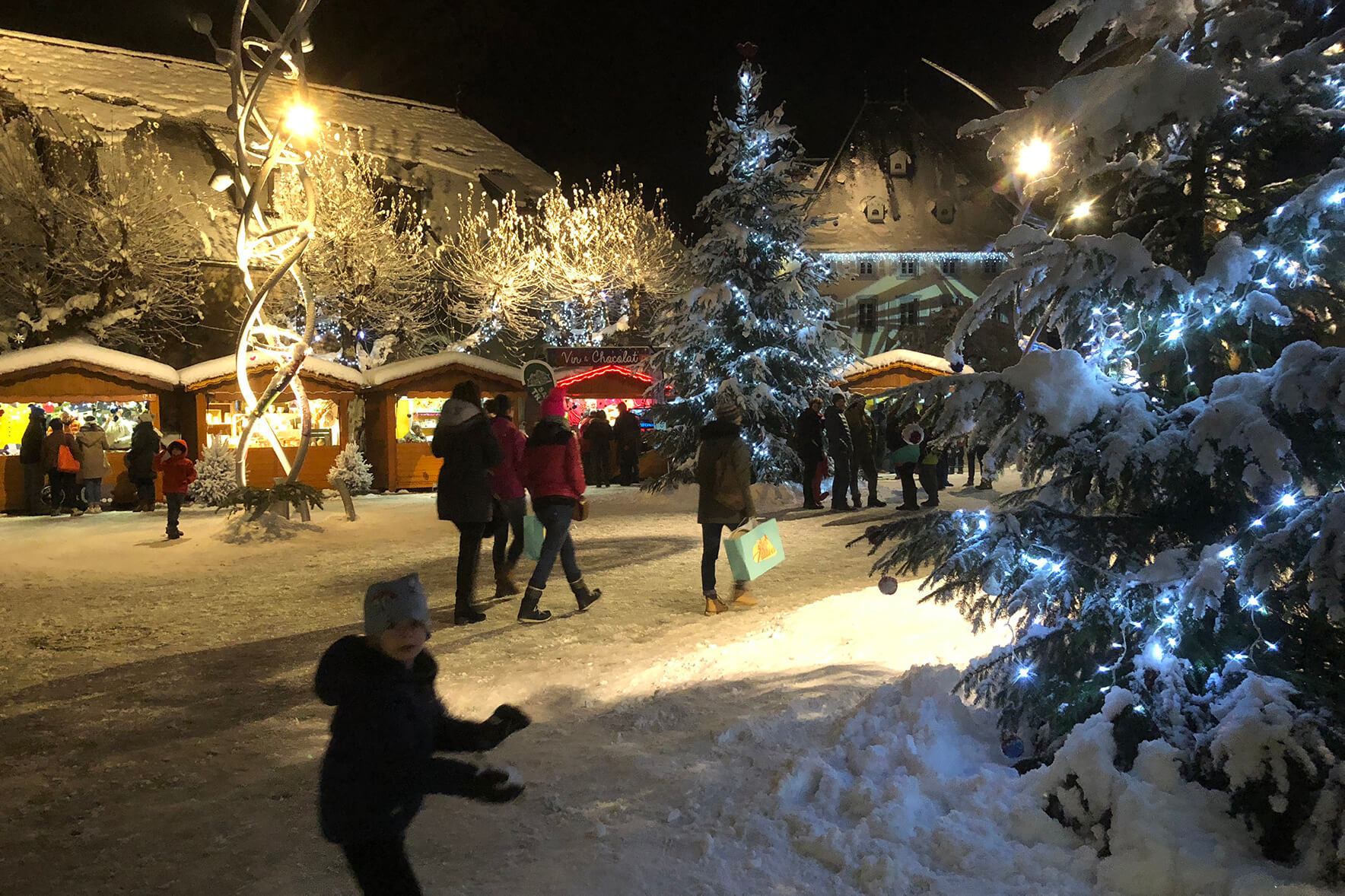 Christmas In Samoens Snowy Village