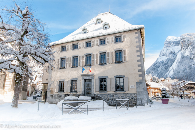 Samoens Village Centre Under Fresh Snow