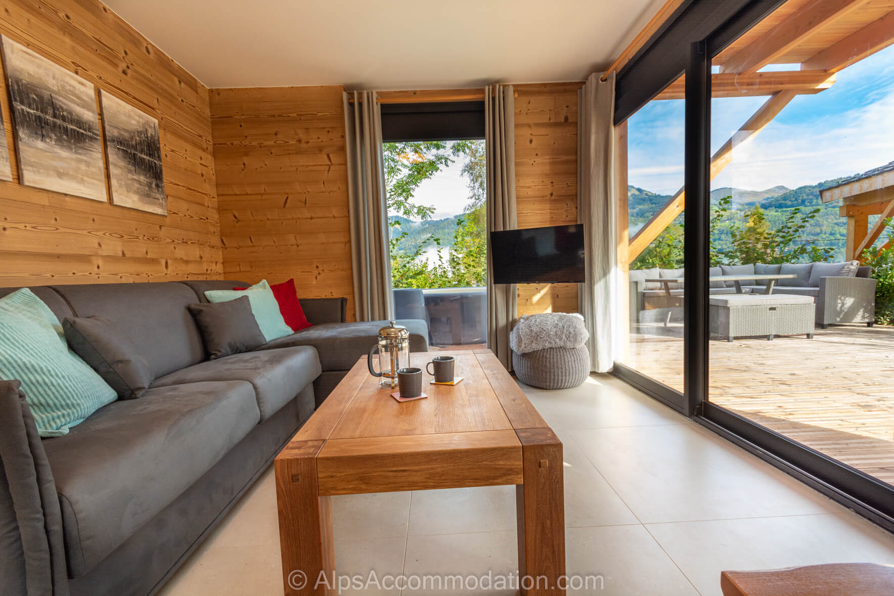 Apartment Gifframa Samoëns - Stunning views from the living area