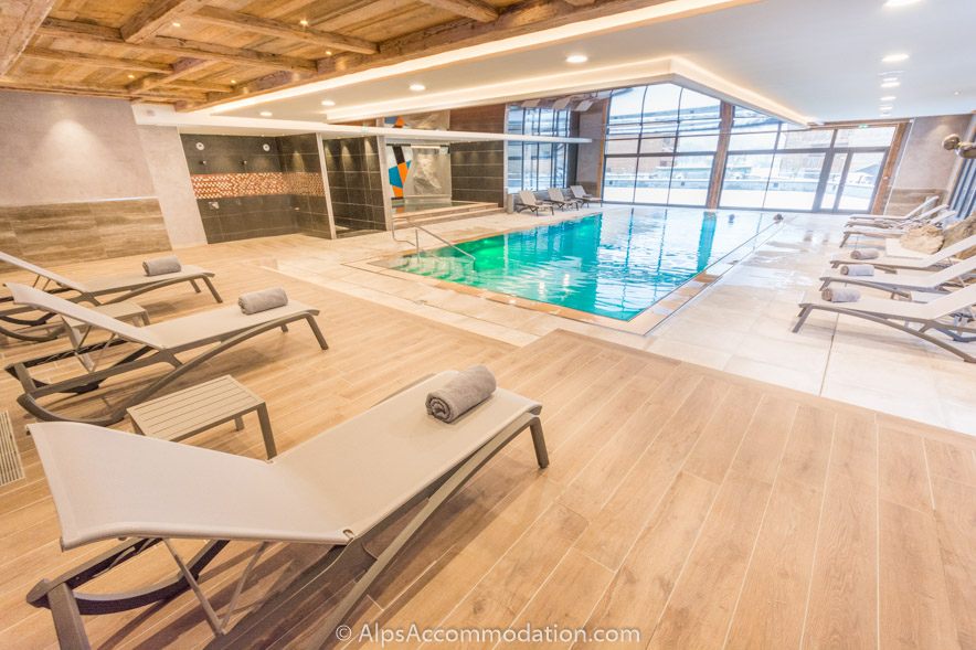 Apartment Bel Air Samoëns - The residence features a fantastic wellness area with swimming pool