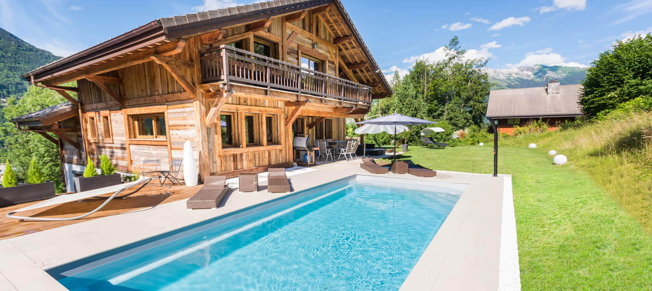 Chalet Sole Mio Morillon Swimming Pool