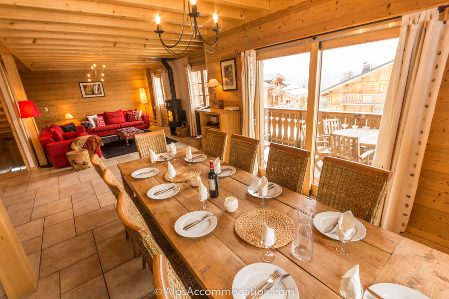 Chalet Kassy Morillon - Open plan layout ensures a light and spacious feel