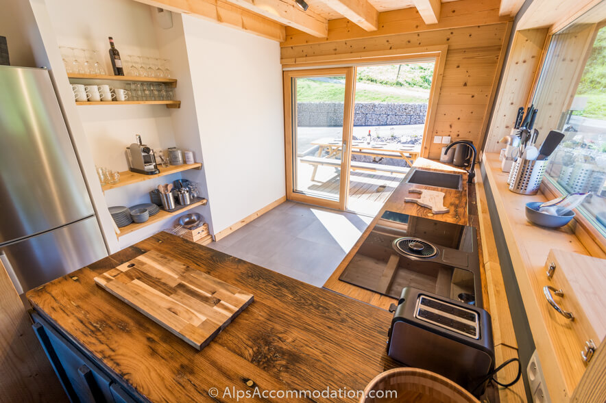 Chalet Sarbelo Samoëns - The kitchen comes fully equipped