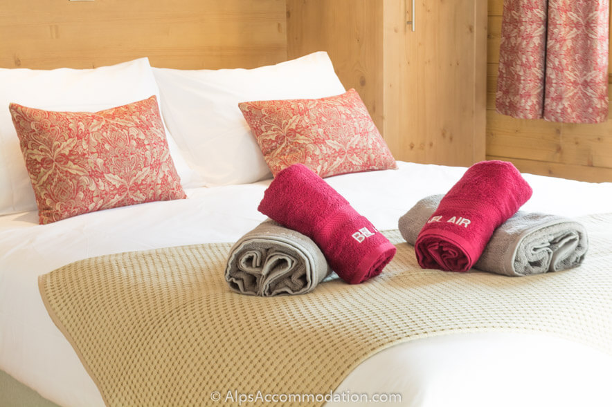 Apartment Bel Air Samoëns - Luxurious linen and towels are provided along with complimentary toiletries