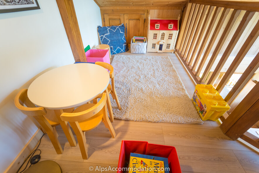 Chalet Marguerite Samoëns - The upper level features a kids play area